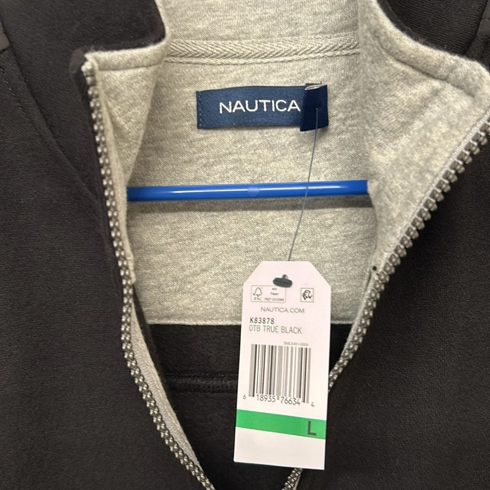 Men’s size Large Nautical quarter zip, NWT - Picture 2 of 13